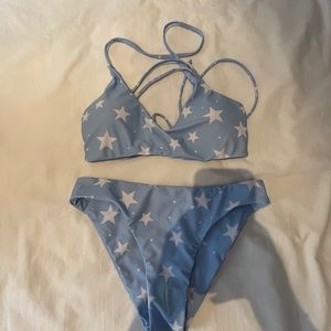 blue star bikini